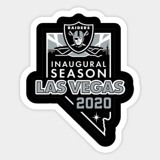 Raiders Inaugural Season in Las Vegas Sticker